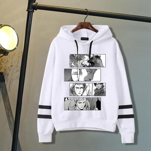 2021 Anime Attack on Titan Hoodies for Men Long Sleeve Anime Manga Attack on Titan Eye Hoodies Pullover Tops Harajuku Sweatshirt