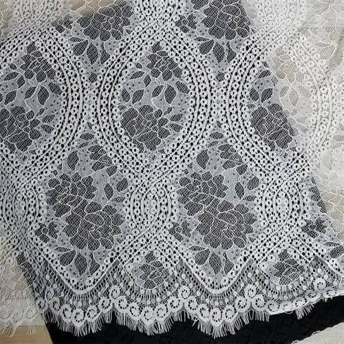 Soft Quality Lady Underwear Clothing Diy Sewing Lace Nice Eyelash Chantilly Lace For Wedding Gown 1.5*3 Meters Sewing Clothes Fa