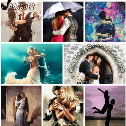 Couple Characters 5Ddiy Diamond Painting Love Cross Stitch Rhinestone Oil Painting Mosaic Kit Inlaid Home Decoration