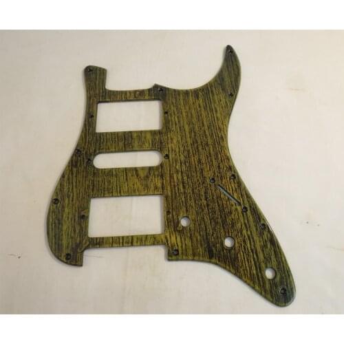1PCS solid Ailanthus wood GUITAR HSH Pickguard #4353