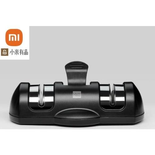 The latest model xiaomi youpin two-wheel sharpener 2 level kitchen whetstone for kitchen knife smart home