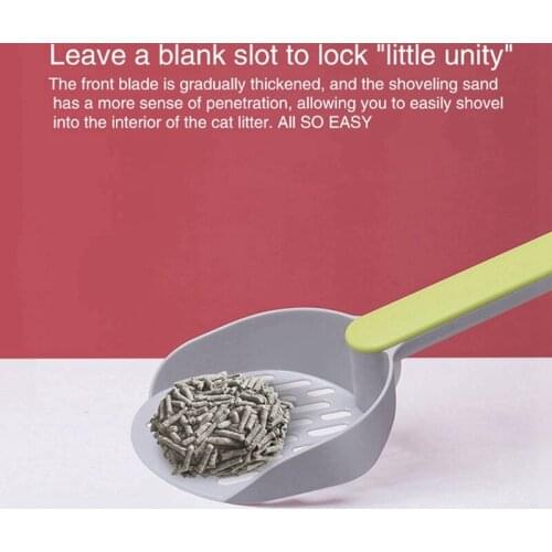 New Cat Litter Shovel Pet Cleanning Tool Plastic Scoop Cat Sand Cleaning Long Handle Dog Product