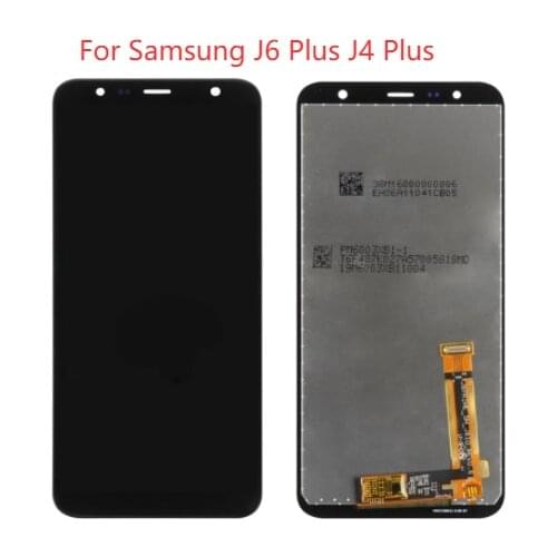 Original 6.0" With Frame J6 Plus LCD For Samsung Galaxy J4 Plus 2018 J4+ Display SM-J610F J415 J415F J410 LCD Touch Screen