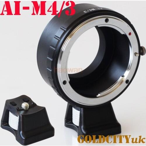 Adapter ring with Tripod Stand for nikon F AI Lens to panasonic M4/3 G1 GH1 gh4 GF1 GF3 gf5 E-P1 E-PL3 EPL5 EM5 EM1 EM10 camera