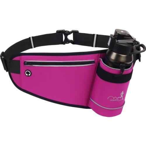 Running Waist Pack Outdoor Women&Men Hydration Belt Gym Trail Fitness Jogging Waist Bag Water Bottle Sport Accessories
