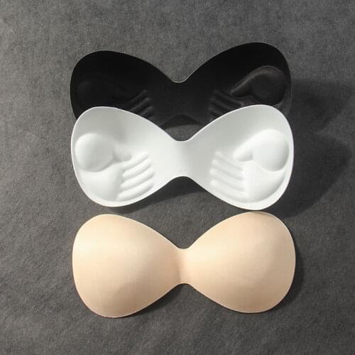Removable Invisible Bra Padded Sponge Pad Swimsuit Pad Insert Bikini Padded Bra Enhancer Body-fitted Design Intimate Accessories