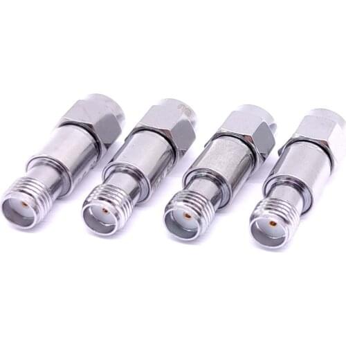SMA Attenuator 2W DC-6GHz Coaxial Fixed Attenuators 1dB 2dB 3dB 5dB 6dB 10dB 15dB 20dB 25dB 25dB 30dB 40dB SMA Fixed Connectors