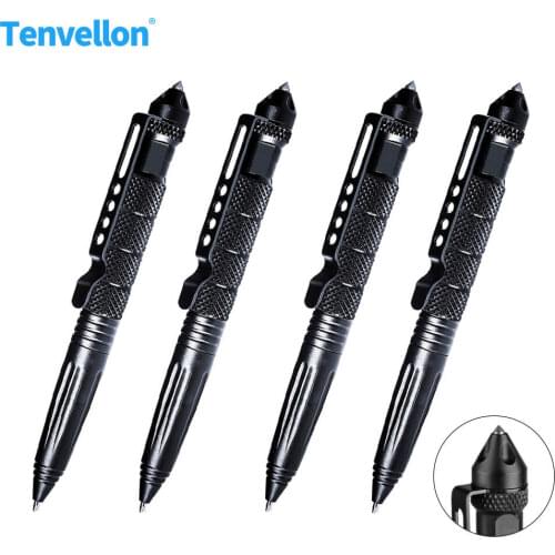 Tactical Pen Self Defense Supplies Value 4PCS Tungsten Steel Personal Defense Security Protection Defensa Personal Gift