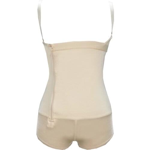 U-Design Abdomen Shapewear Women High Waist Lace Body Shaper Zip Strap Postpartum Panty Girdle Butt Lifter Plus Size 6XL