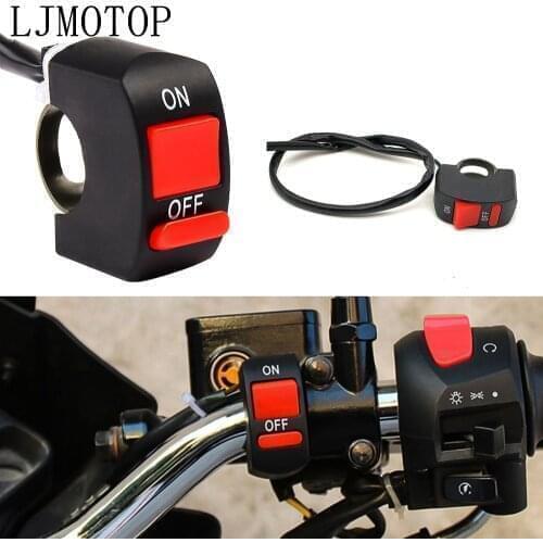 Universal Motorcycle Switches Connector Handlebar Switche ON/OFF Button For Suzuki GS550M GSX1100F GSX600 600 750 Katana VZ800