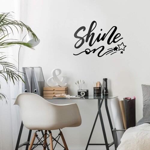 Funny shine on star Home Decor Vinyl Wall Stickers For Babys Rooms Wall Decal Home Decor