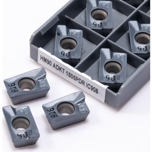 High quality sanyinghe HM90 ADKT1505PDR IC908 cnc carbide milling insert blade tool ADKT1505 PDR ADKT 1505