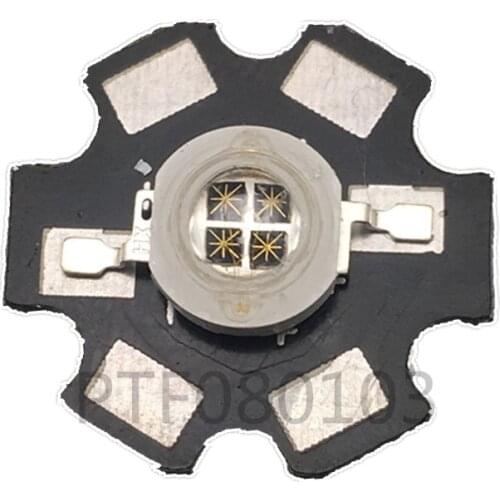 1pcs 5W High Power LED 2-Chip Double Chip Lamp Bead Infrared IR Light 850nm