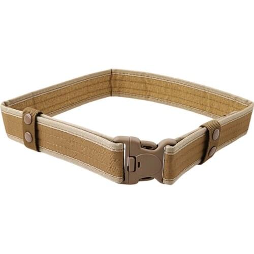 2 Inch Airsoft Military Tactical Belt Unisex Durable Canvas Material Hunting Outdoor Utility Adjustable Waistband