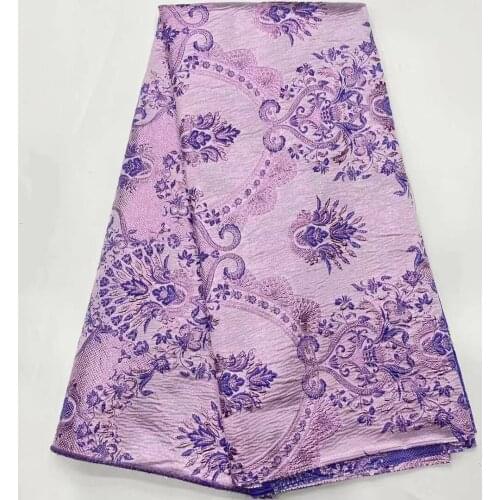 2021 Latest High Quality African Brocade Fabric Latest Dubai Style Lace Nigerian French Jacquard Lace Fabric for Wedding Party