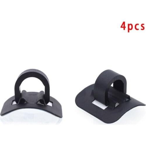 4Pcs Aluminum Bicycle Cable For Shifter Brake Set Oil Tube Fixed Clamp Conversion Trap Adapter Frame U Buckle Tubing Clip Guide