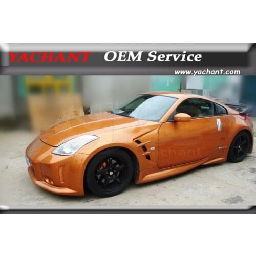 Car-Styling Auto Accessories Carbon Fiber Bodykit Front Fender Flares Fit For 2002-2008 350Z Z33 WA Style Front Fender