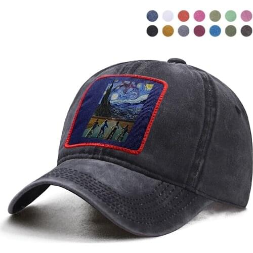 Stranger Things Starry Night Demogorgon Eleven Baseball Cap Dad Solid Trucker Snapback Bone Hat Woman Bone Berets Ponytail Caps