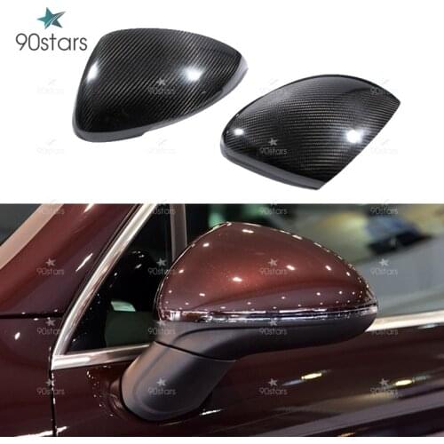 For Porsche Cayenne 957 958 Carbon Fiber Real View Mirror Cover 2011-2020 for Cayenne 958 Carbon Fiber Side Caps Add on Style