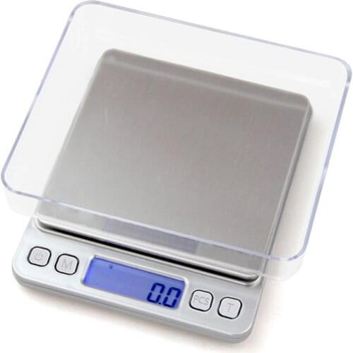 ACCT 2000g*0.1g Digital Scale Mini Portable Weight Scale Electronic High Accuracy Balance Machine Kitchen Jewelry Balanca Tools