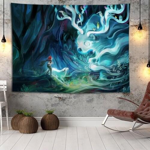 Dragon Wall Hanging Tapestry Home Party Decorative Tapestries Photo Background Cloth Table Cloth Wall Tapestry