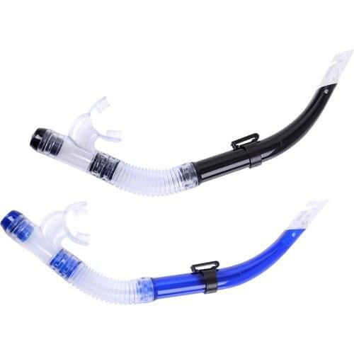Snorkel Breathing Tube Diving Equipment Top Valve Anti-Wave Semi-dry Breathing Tube PVC Snorkeling Respirator Diving Equipment