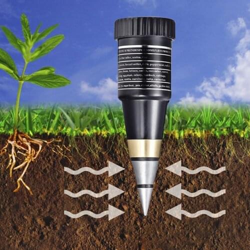 Soil PH Meter Tester Hygrometer Portable Moisture Sensor PH Instrument 3-8 PH For Vineyards Orchards Field Production Care Growe