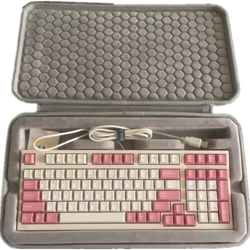 Fashion Protection Bag Hard Case for Leopold FC980CM Keyboard Storage Box Anti-fall and Anti-stress