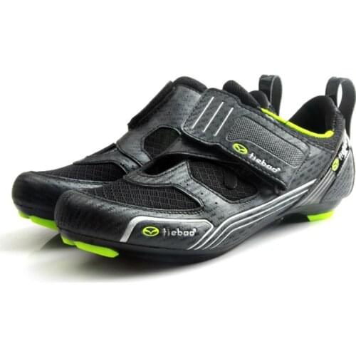 New Men Road Bike Bicycle Shoes Anti-slip Breathable Unisex Cycling Shoes Triathlon Athletic Sport Mountain Bike Shoes 2020