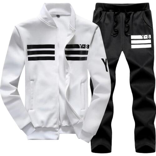 New Mens Sporting Suit Male Tracksuit Men Spring Autumn Casual Sportswear 2pcs Sets Jacket+Pants Plus Size 5XL,6XL,7XL,8XL,9XL