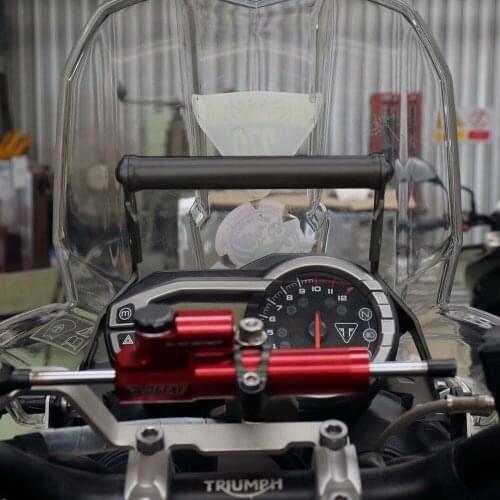 Motorcycle Front Phone Stand Holder Smartphone Phone GPS Navigaton Plate Bracket 2016-2017 FOR Triumph Tiger 800 XCX/XRX