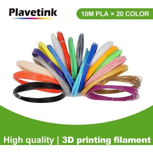 Plavetink 3D Pen Special 1.75mm PLA Filament 3D Printing Material 3D Printer 20Color Refills Modeling Stereoscopic No Pollution