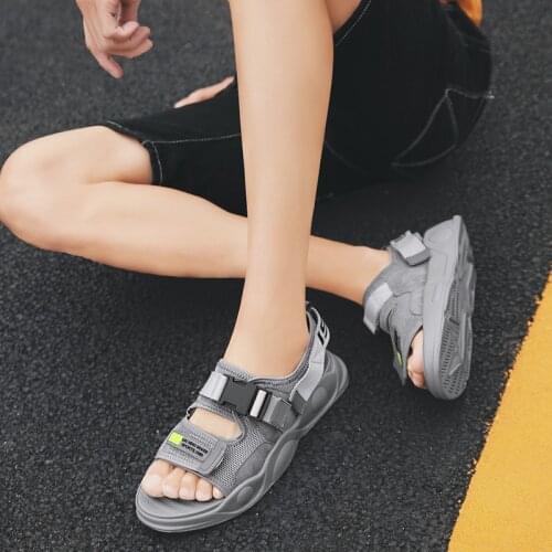 Sandalhas Masculina Roman Sandals Men Mens Summer Big Sandal Shoe Sandale Plage Footwear Slip On Sandles Japanese