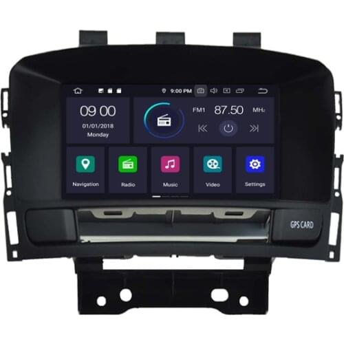 Android 9.0 System 8 Core 4G RAM 64G ROM Car GPS Navigation System Stereo Media Auto Radio for Opel Astra H 2010