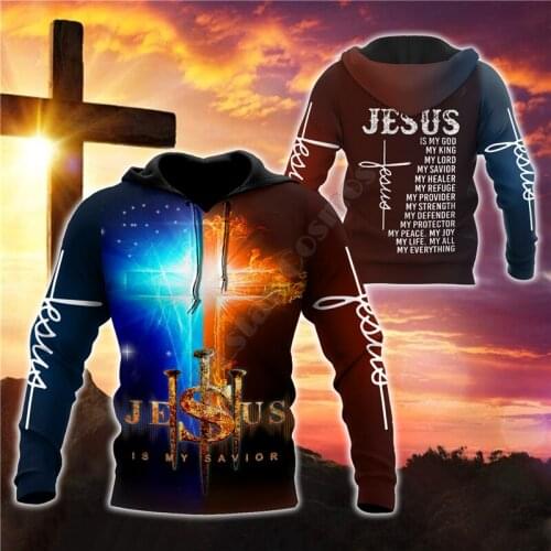 PLstar Cosmos Premium Christian Jesus hoodies Fashion Pullover 3D Printed Zip Hoodies/Sweatshirts women for men 10