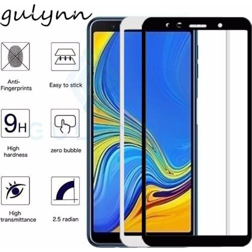 Full Cover Temered Glass For Samsung Galaxy A 10 20 30 40 50 60 70 Phone Screen Protector For J 4 6 8 Plus A51 Protective Film