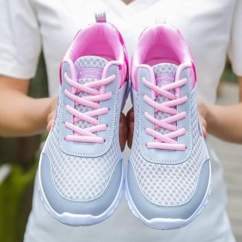 Tenis De Mujer Women Tennis Shoes Cheap Gym Sport Shoes Stability Breathable Mesh Soft Trainers Women Tennis Shoes Chaussures