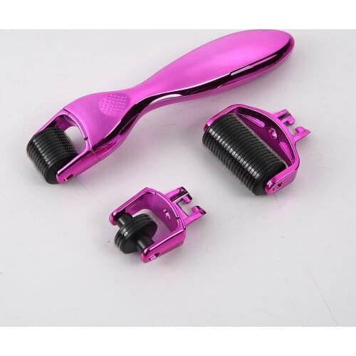 0.25mm 3 in 1 DRS 1200+600+300needle micro needles derma roller titanium mezoroller microneedle dr pen machine for skin care