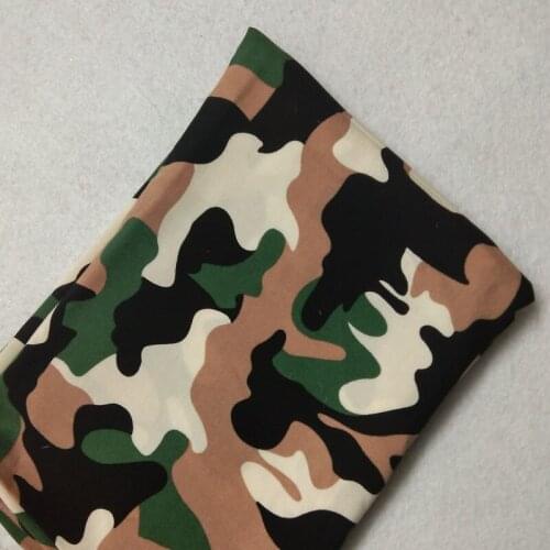 1meter Cool Army Camouflage Rayon Fabric Viscose Soft Smooth Fabric 100x140cm For Shirt Baby Cloth Dress pajamas