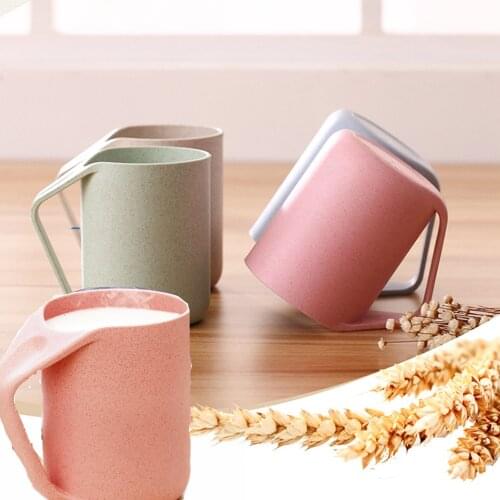 1pcs Unbreakable Mugs Coffee Cups Espresso Cup Multicolor Eco-friendly Mugs The Most Ergonomic with Thumb Rest Bts Mouthwash Cup