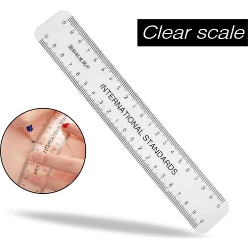 Universal 1pc Semi Permanent Makeup Guide Ruler Measure Tools Eyebrow Stencil Template Grooming Brow Shaping Styling