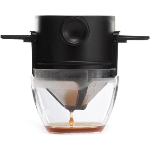 304 Stainless Steel Drip Coffee Tea Holder Funnel Baskets Reusable Stand Coffee Filter Coffee Filter Portable