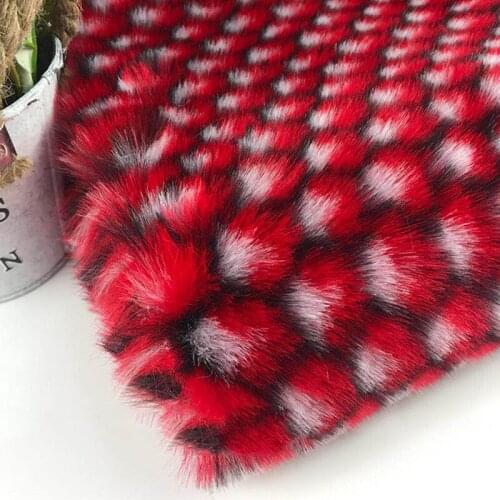 40*50cm Peacock Pattern Soft Plush Fabric DIY Patchwork Garment Decoration Sewing Crafts Accessories Materials