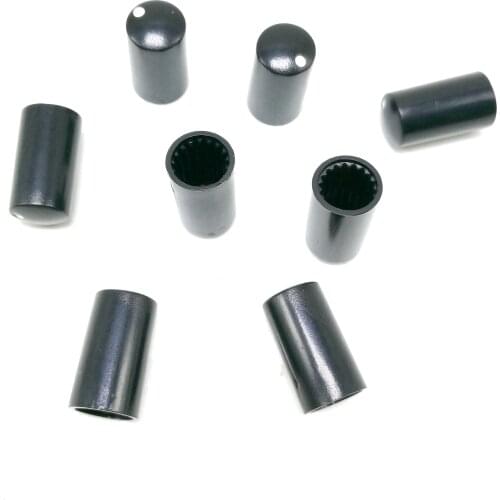 7.5*14MM potentiometers, knobs, 6MM, sawtooth holes, potentiometers, matching caps, black