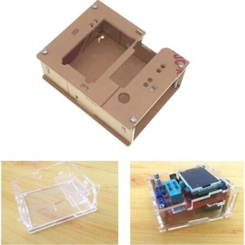 Acrylic Case Shell GM328 Transistor Tester TFT Diode LCR ESR Meter PWM Square