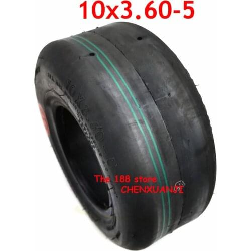 Go Kart Tubeless Tire Front Wheel 10x3.60-5 Drift Kart Racing Vacuum Tires