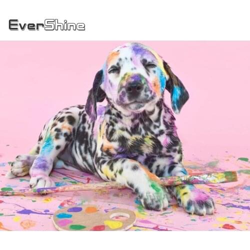 Evershine New Arrival Diamond Painting Dog Handmade Gift 5D DIY Diamond Embroidery Animal Mosaic Sale Home Decorations