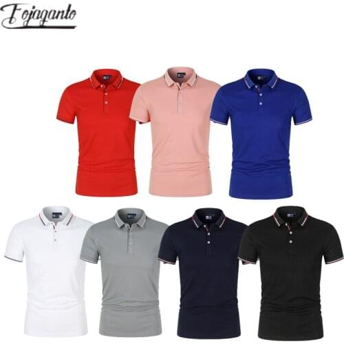 Мужские поло с коротким рукавом Fojaganto China At AliExpress
