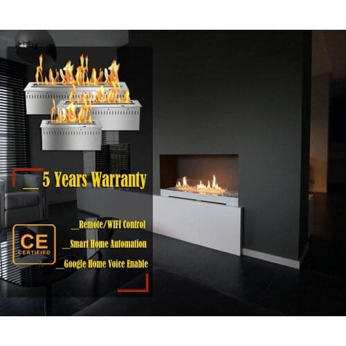 Inno-Fire 18 inch intelligent bioethanol fireplace wall mounted burner