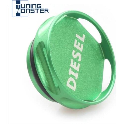Aluminum Alloy Diesel Fuel Caps DEF Oil Tank Covers Fit for Dodge RAM Truck 1500 2500 3500 2013-2018